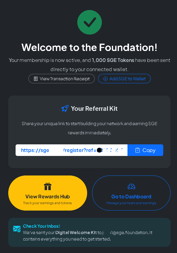 Step 6a: Welcome & Referral Kit